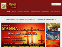 Tablet Screenshot of mcfmanna.com